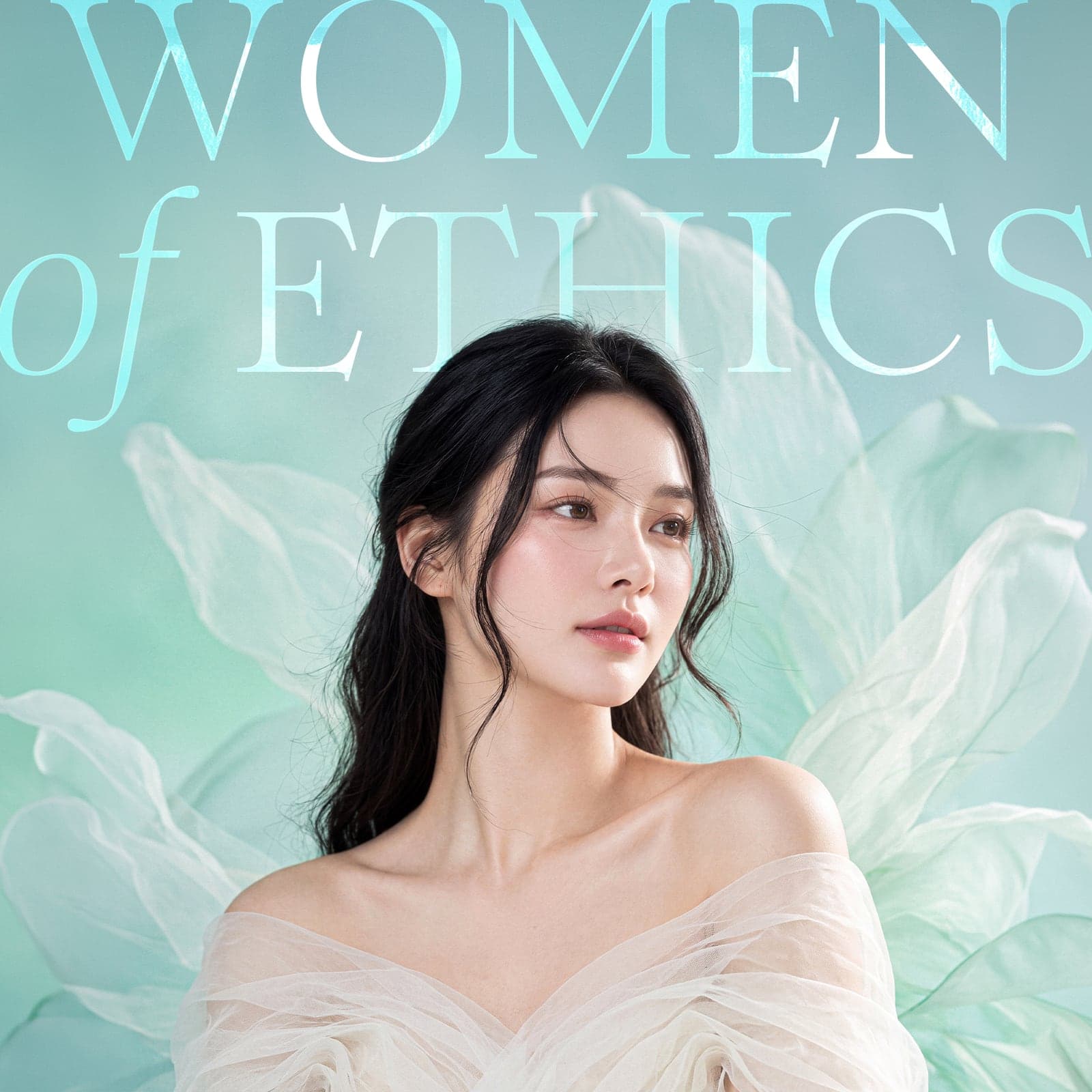 Women of Ethics – portrét na pozadí listů máty