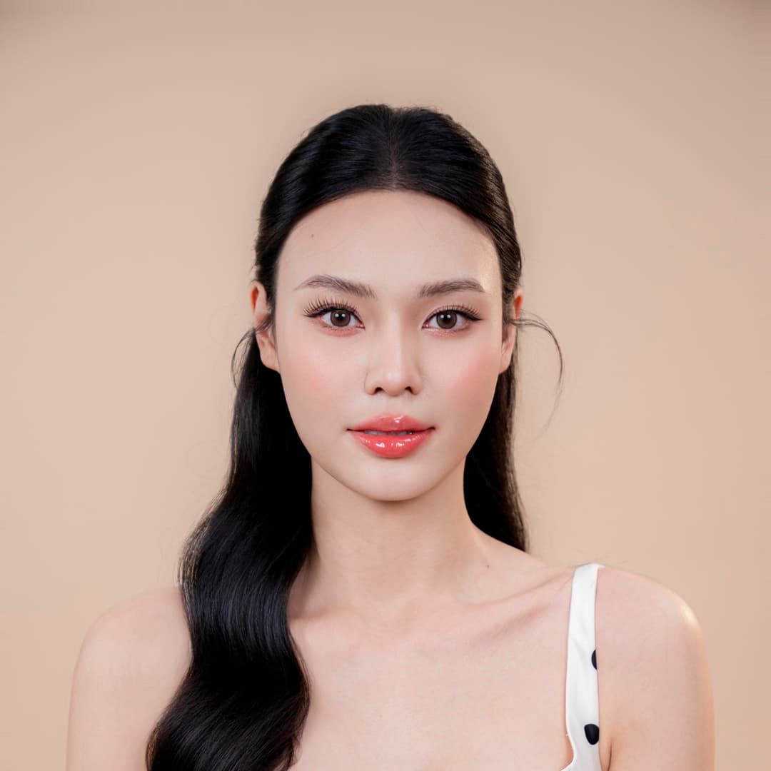 Pacientka Lưu Phương Anh - konečný vzhled po rinoplastice One fit (komplexní)