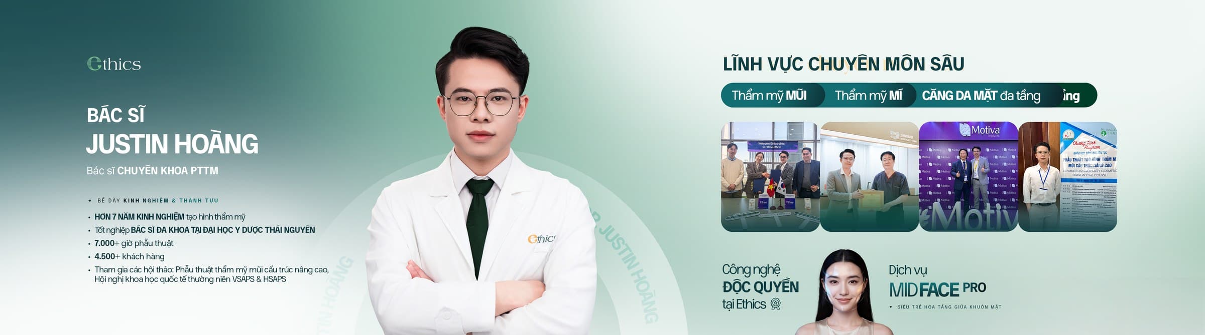 Profesní profil Dr Justin Hoàng