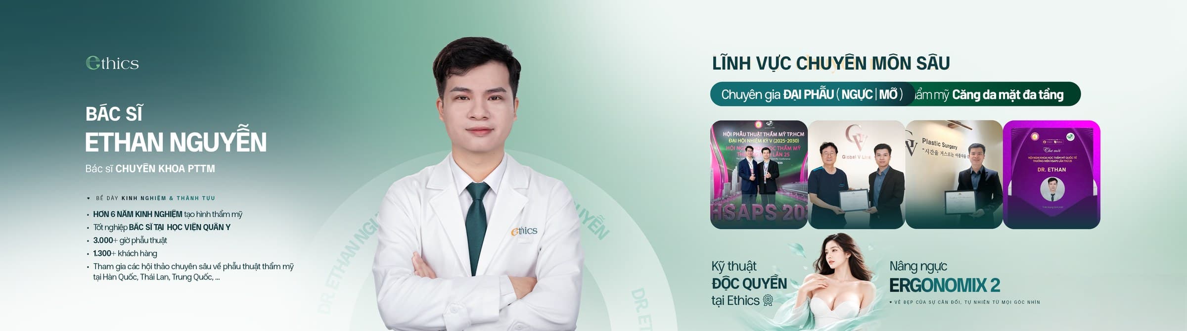 Profesní profil Dr Ethan Nguyễn